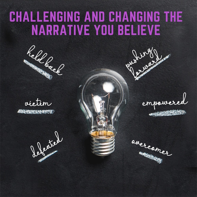 Blog thumbnail Challenging and changing the narrative you believe